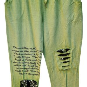 bequeme Sweathose mit Pailetten in 8 Farben