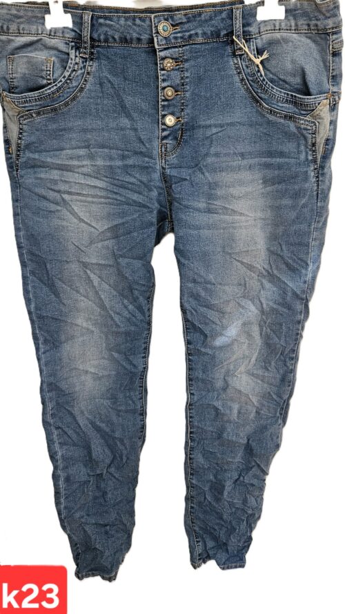 Karostar Jeans in Blau – Bequeme Stretch-Jeans, Größe4XL/48